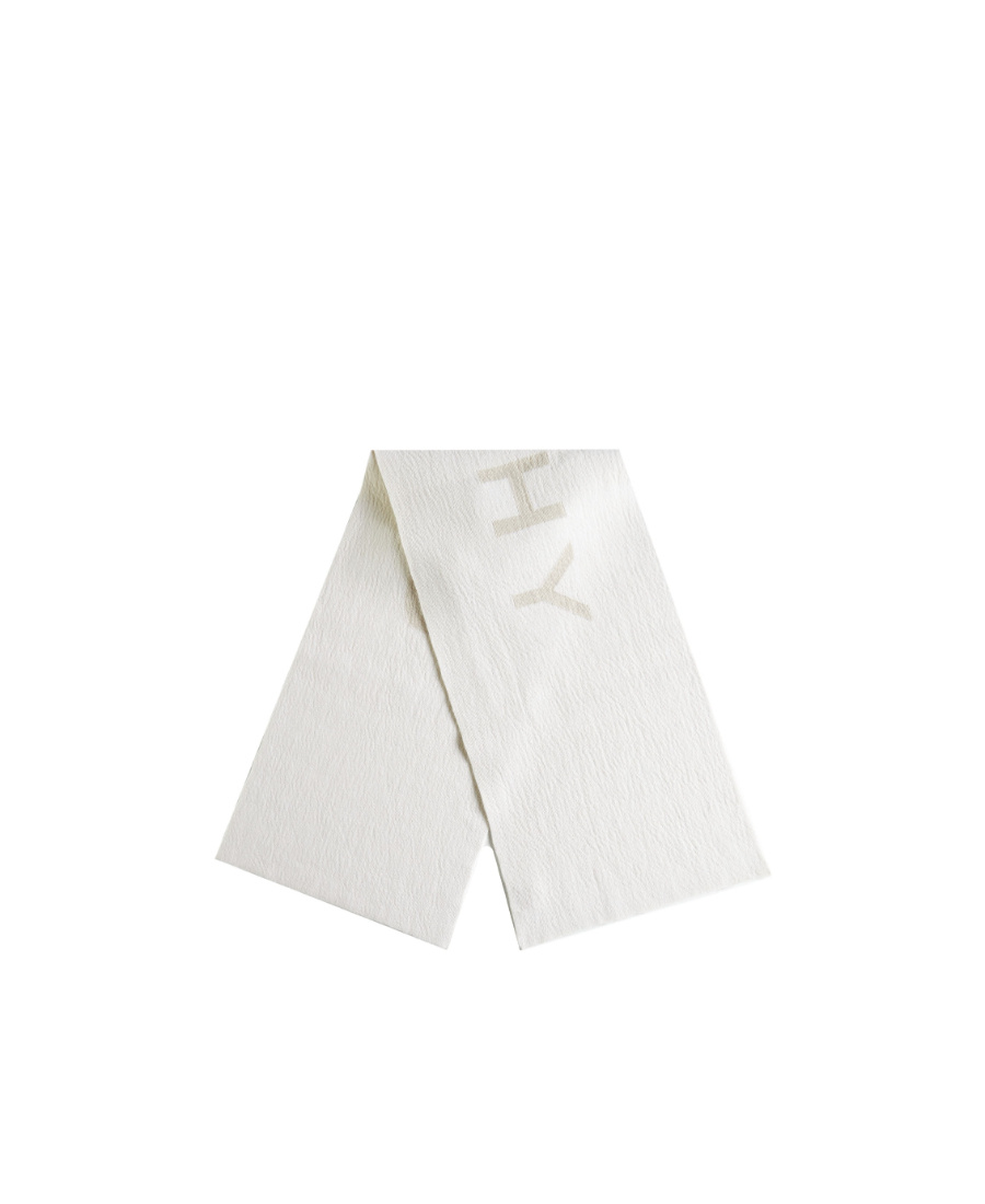 Givenchy Logo Intarsia-knit Scarf In White