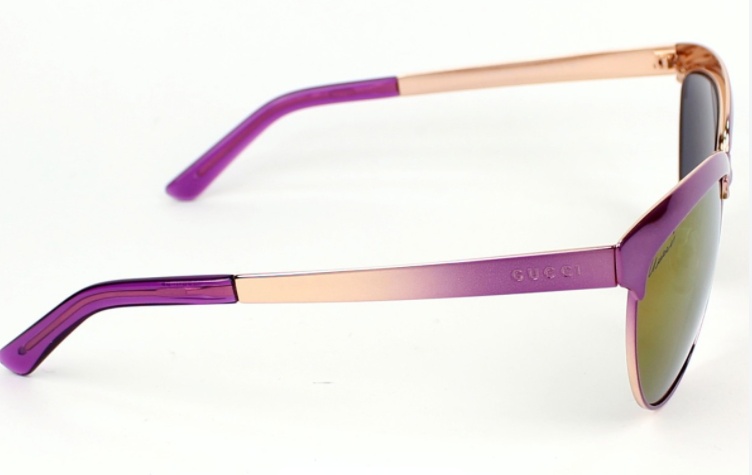 Gucci Round Frame Sunglasses In Multicolor