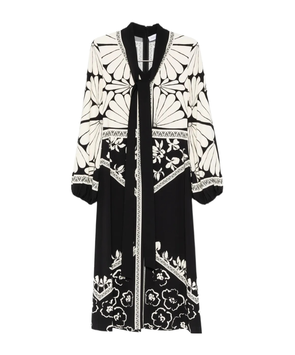 Raquel Diniz Floral-print Dress In Black