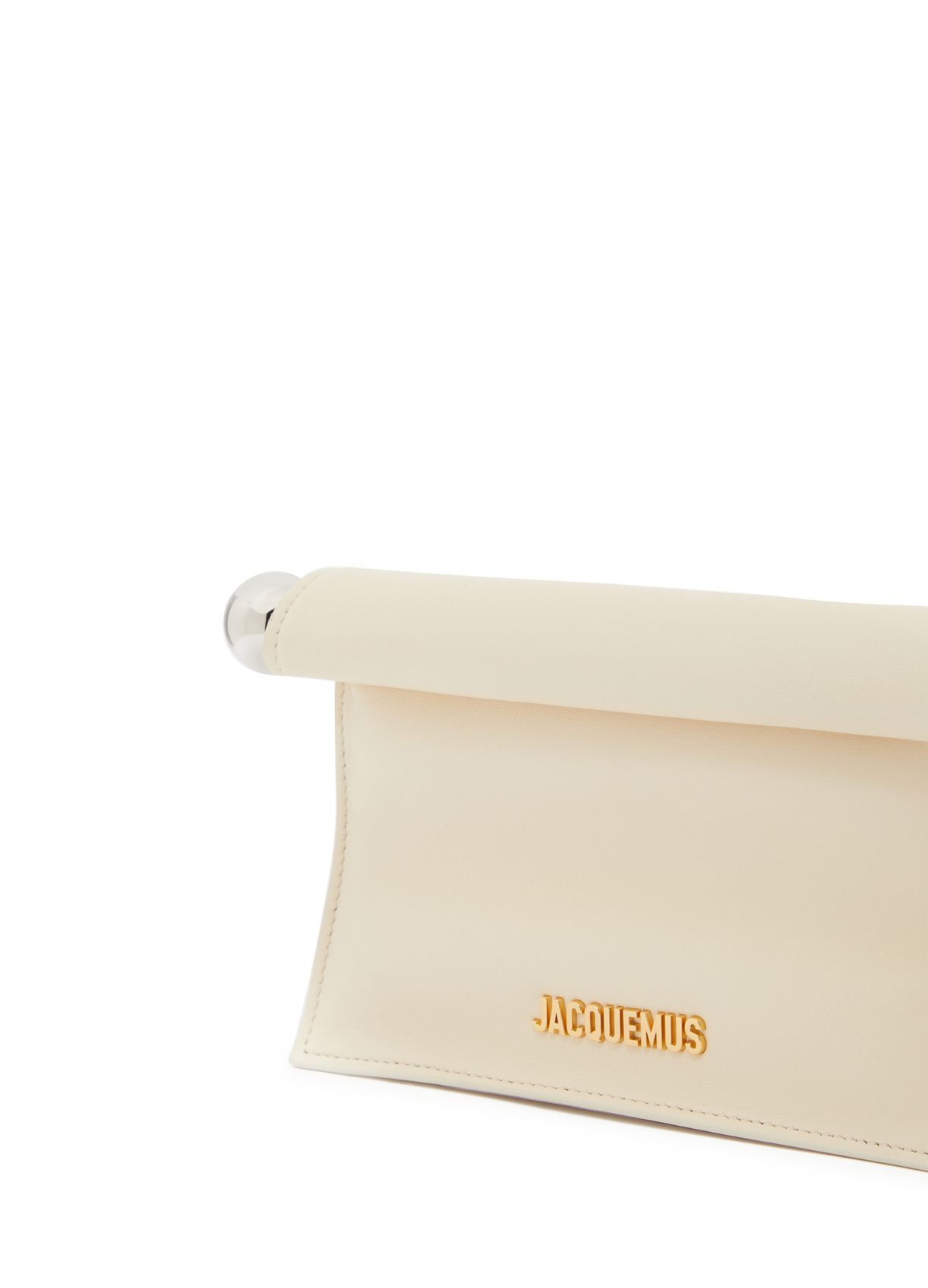Jacquemus Logo Square Shoulder Bag In Brown