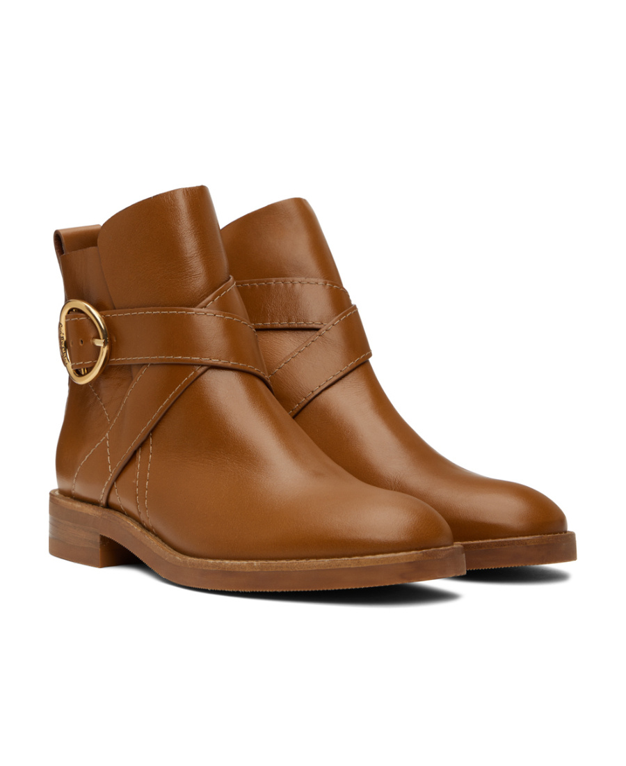 See By Chloé Lyna And Ankle Boots In Brown