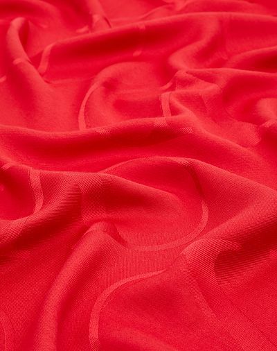 Valentino Vlogo Signature Scarf In Pink