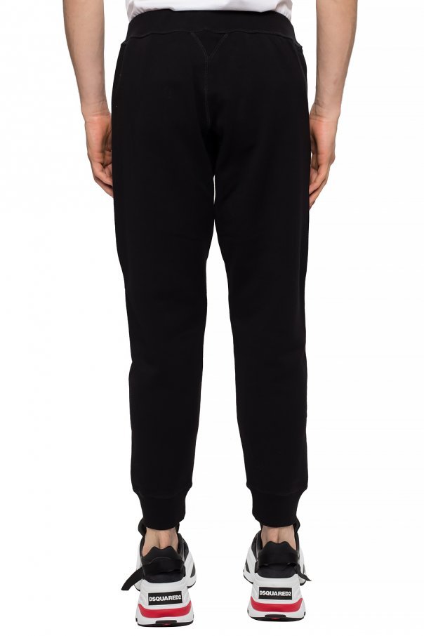 Dsquared2 Man Pants Black Size L Cotton In Black