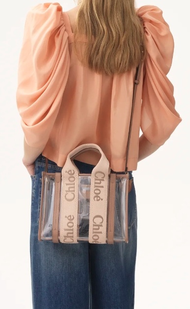 Chloé Woody Logo Detailed Tote Bag In Multi