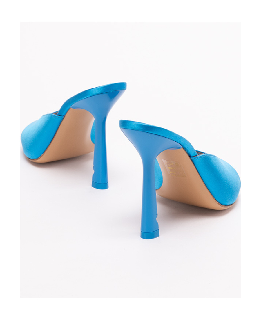 Off-white Pop Lollipop Pointed-toe Mules In Blue