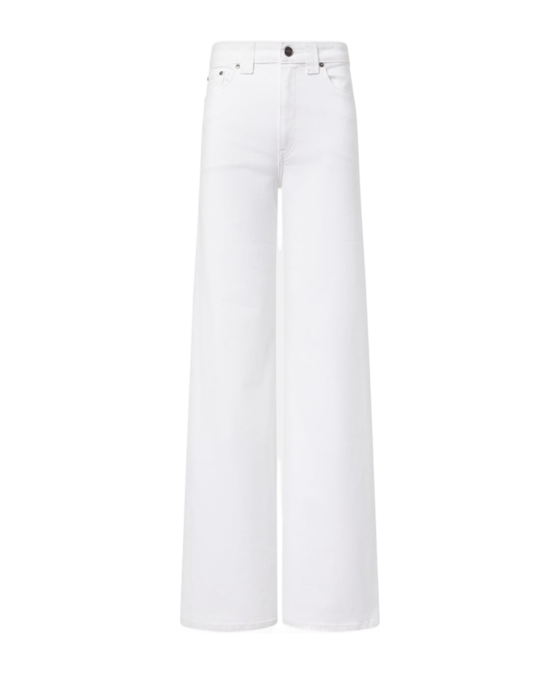 Khaite Dane Flared Jeans In White