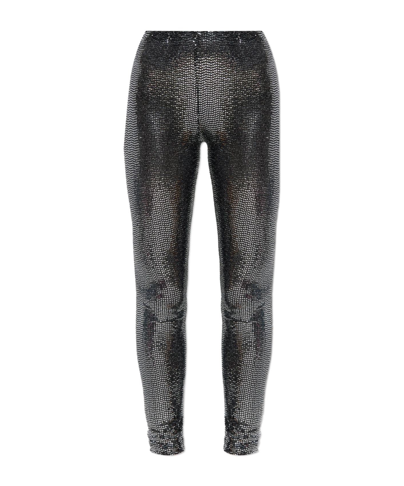 Isabel Marant Stretch Embellished Trousers In Black