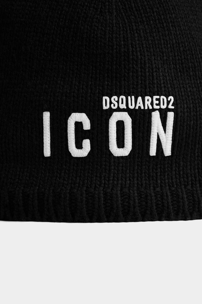 Dsquared2 Icon Beanie In Black