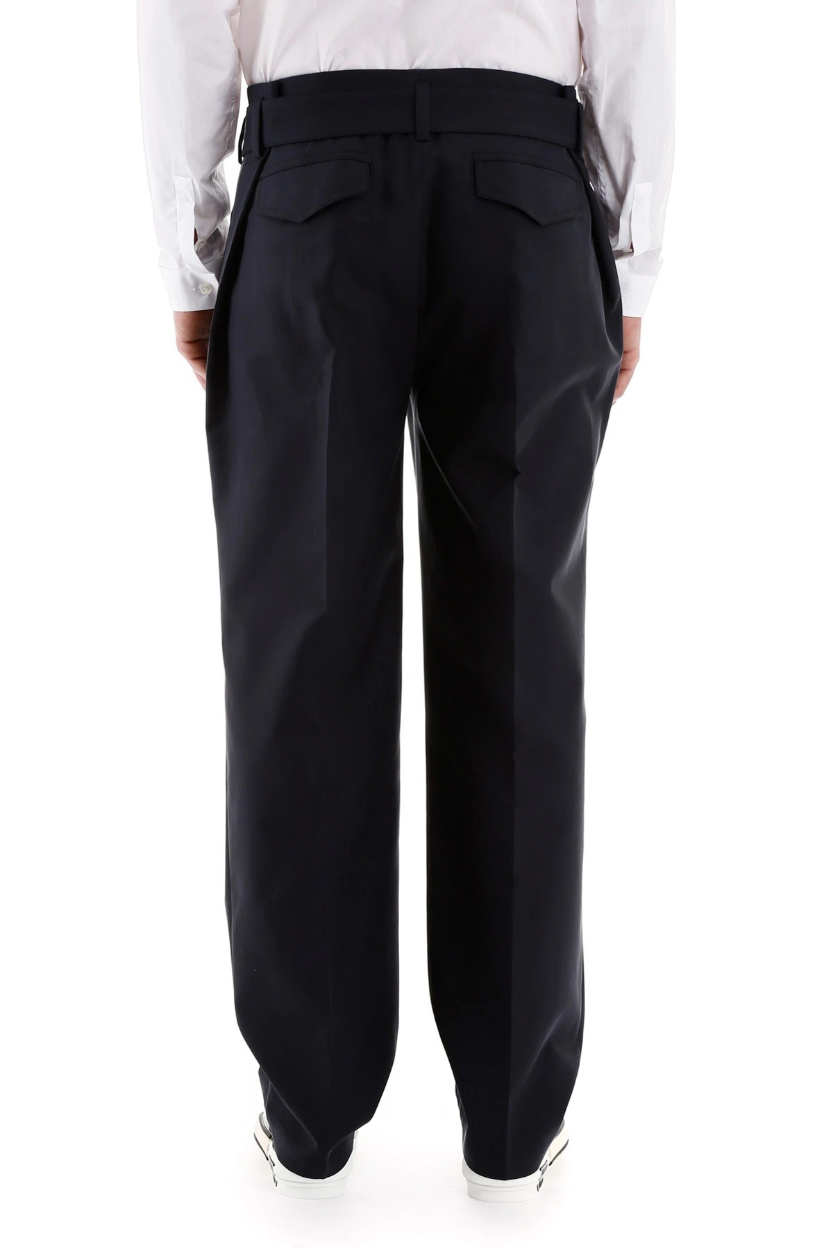 Dior Slim Straight Trousers In Black