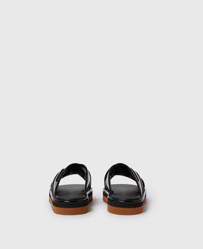 Stella Mccartney Round Toe Slippers In Black
