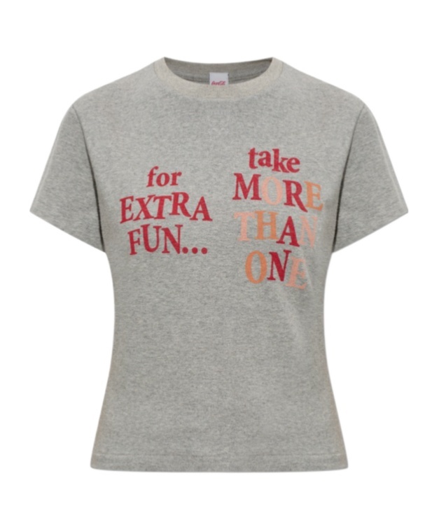 Re/done Short-sleeved T-shirt In Gray