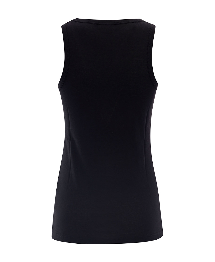 JIL SANDER JIL SANDER LOGO-PRINTED SLEEVELESS TANK TOP