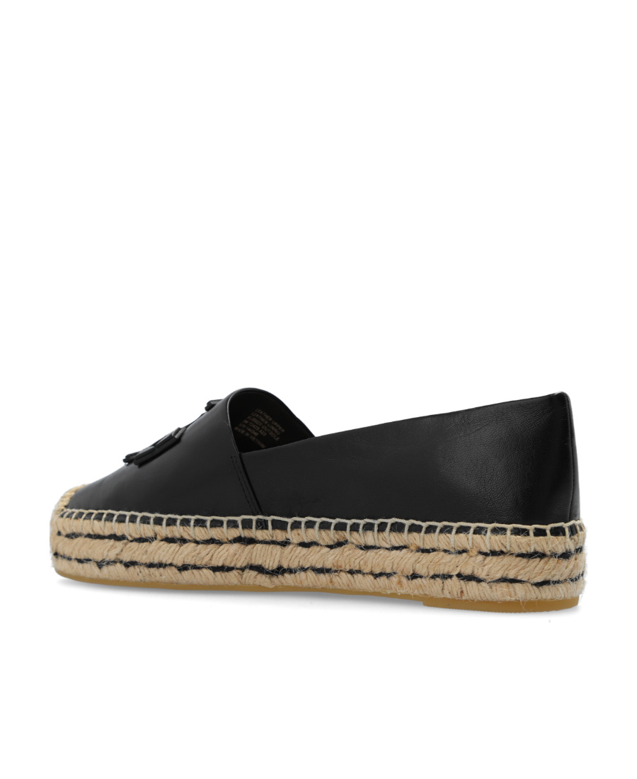 Tory Burch Everly Leather Espadrille In Brown