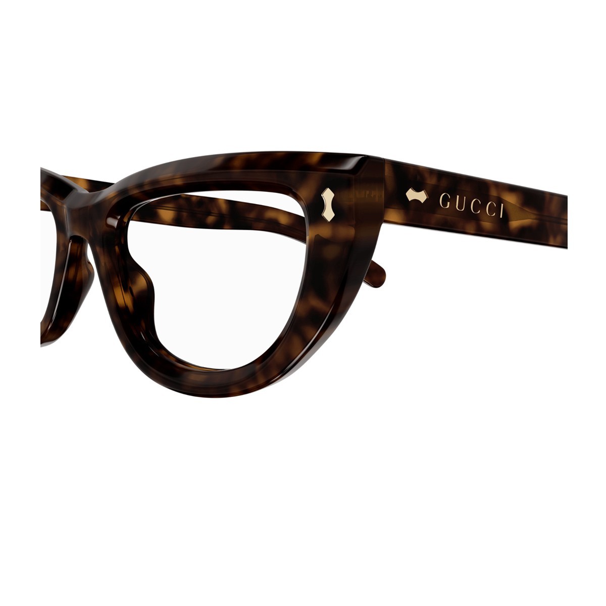 Gucci Eyewear Cat-eye Frame Glasses In Black