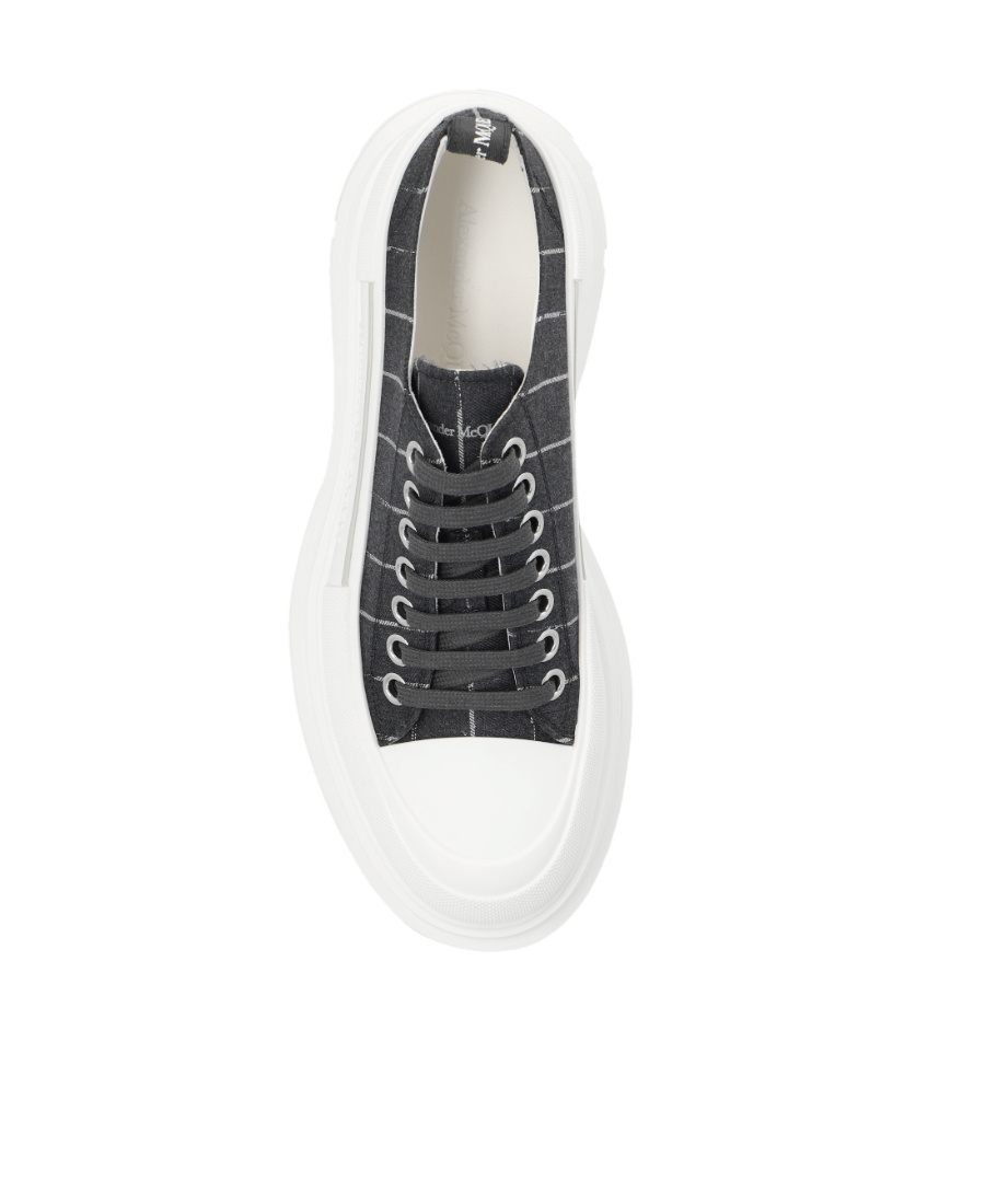 Alexander Mcqueen Tread Slick Sneakers In Black