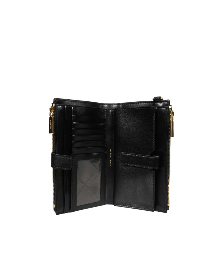 MICHAEL KORS INTERWOVEN LEATHER WALLET