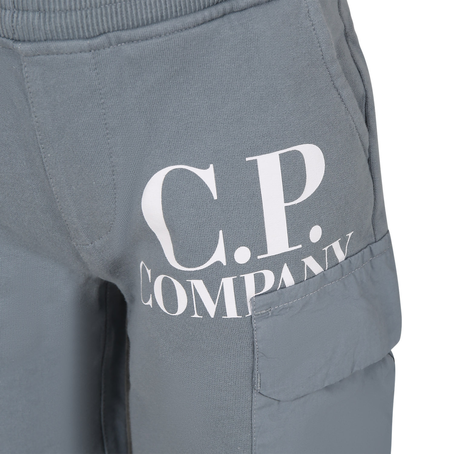 C.p. Company Loose Waist Shorts In Gray