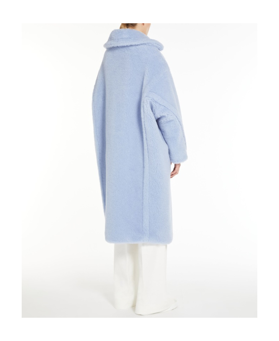 Max Mara Teddy Bear Icon Coat In Blue