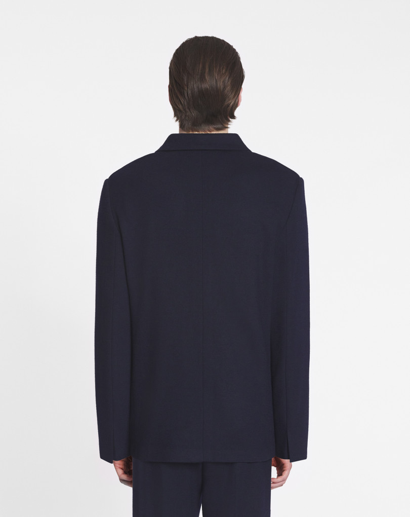 Lanvin Veste Décontractée Simple Boutonnage Pour Homme In Black