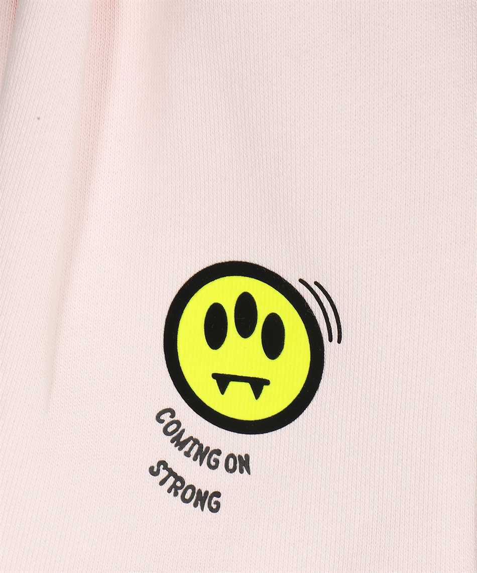 Barrow Slogan-print Track Shorts In Pink