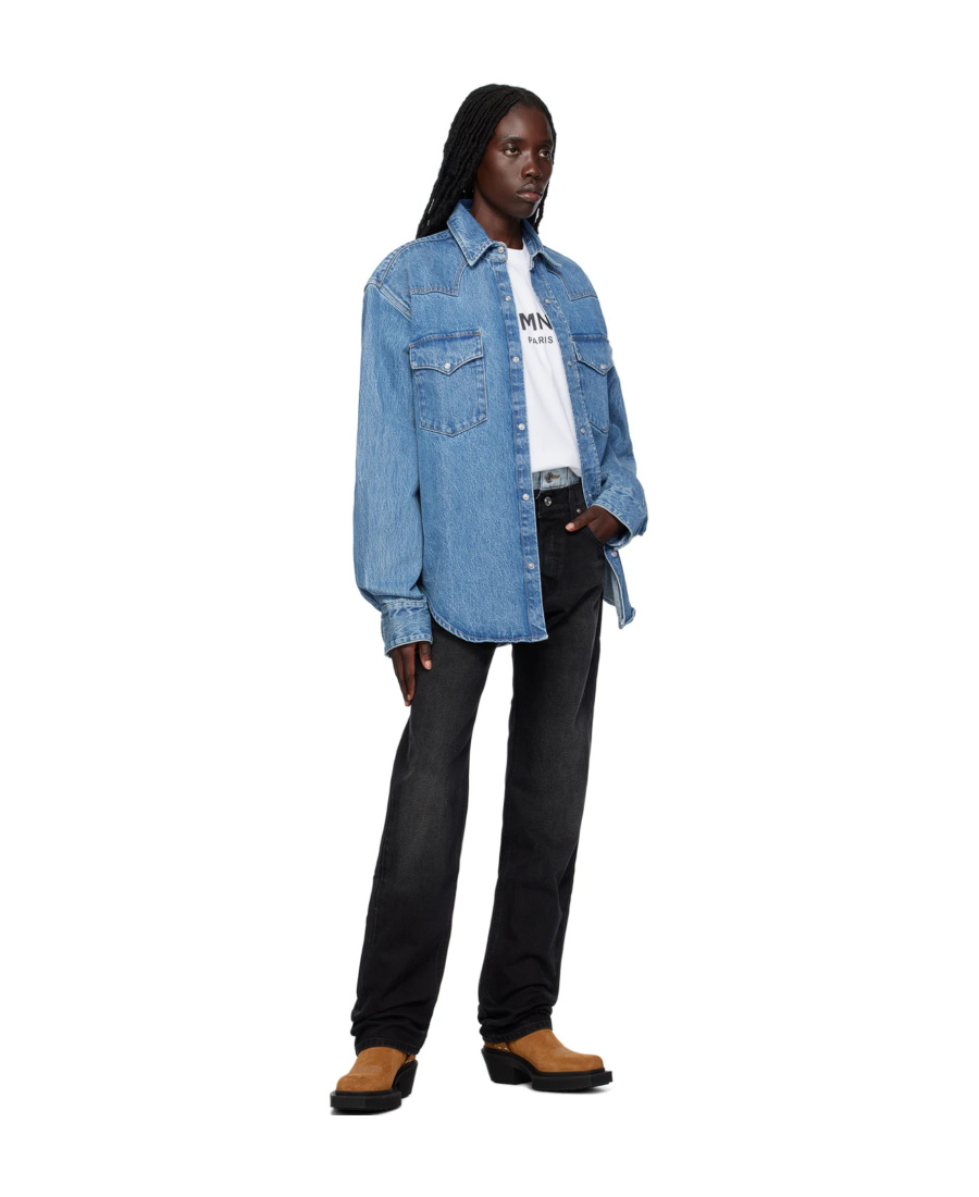 VTMNTS LONG-SLEEVED DENIM SHIRT 