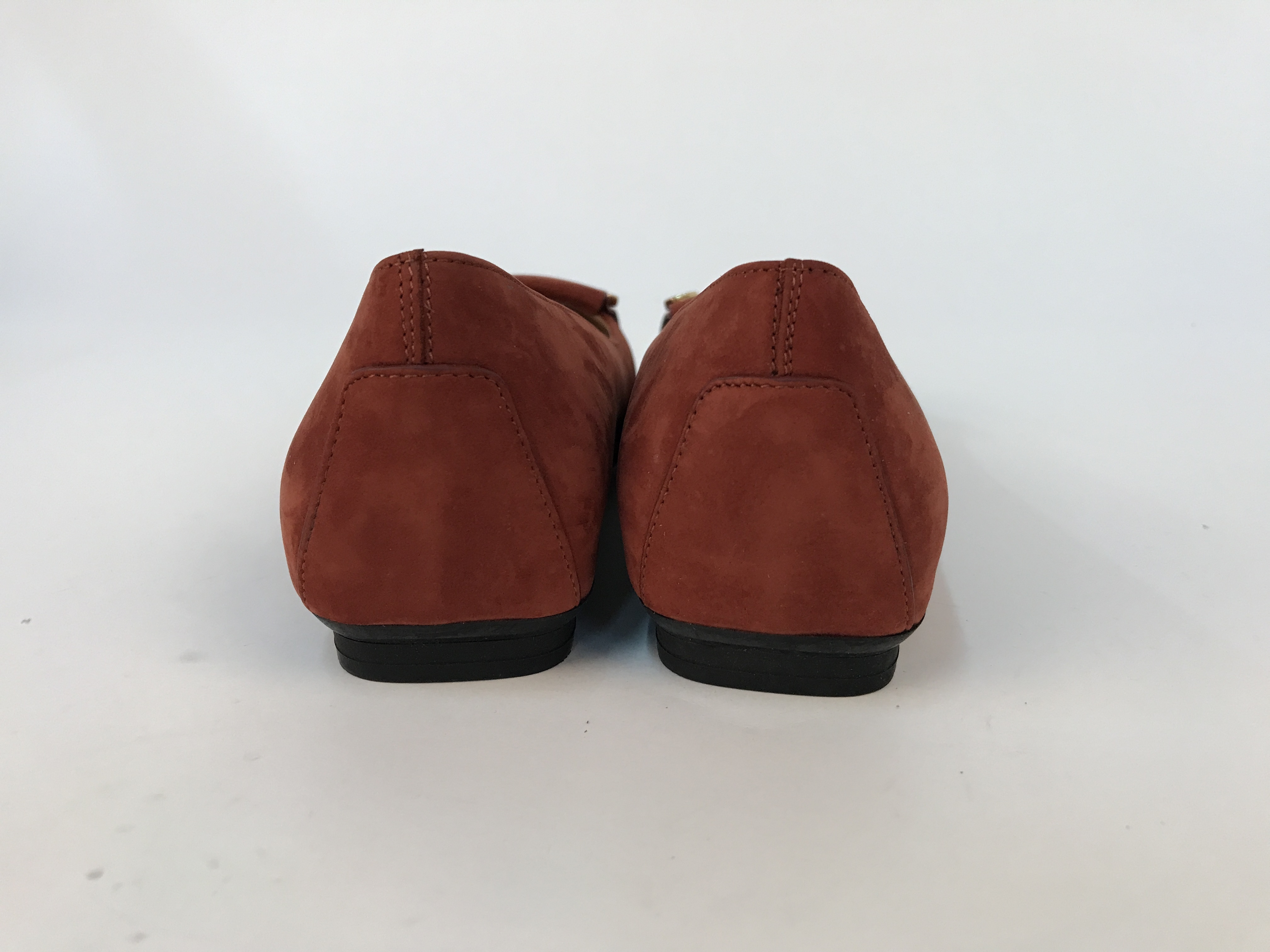 Shop Tod's Logo Details Ballet Shoes In Brown