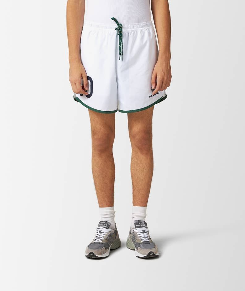 Polo Ralph Lauren Drawstring Uniform Shorts In White
