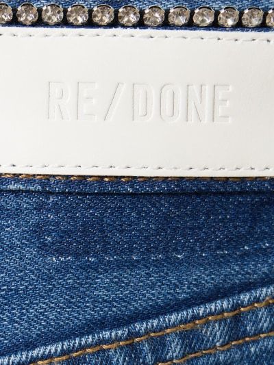 Re/done Five-pocket Jeans In Blue
