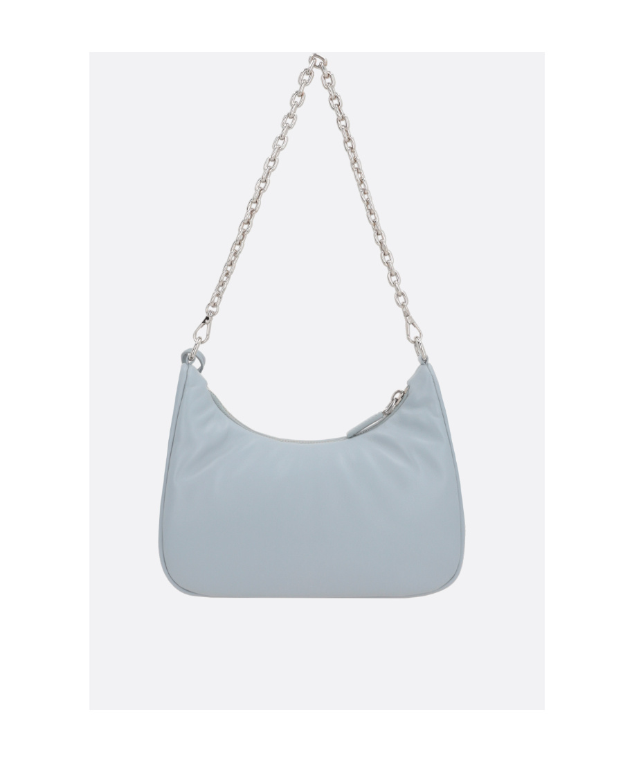 Prada Re-edition 2005 Chain Shoulder Bag In Blue