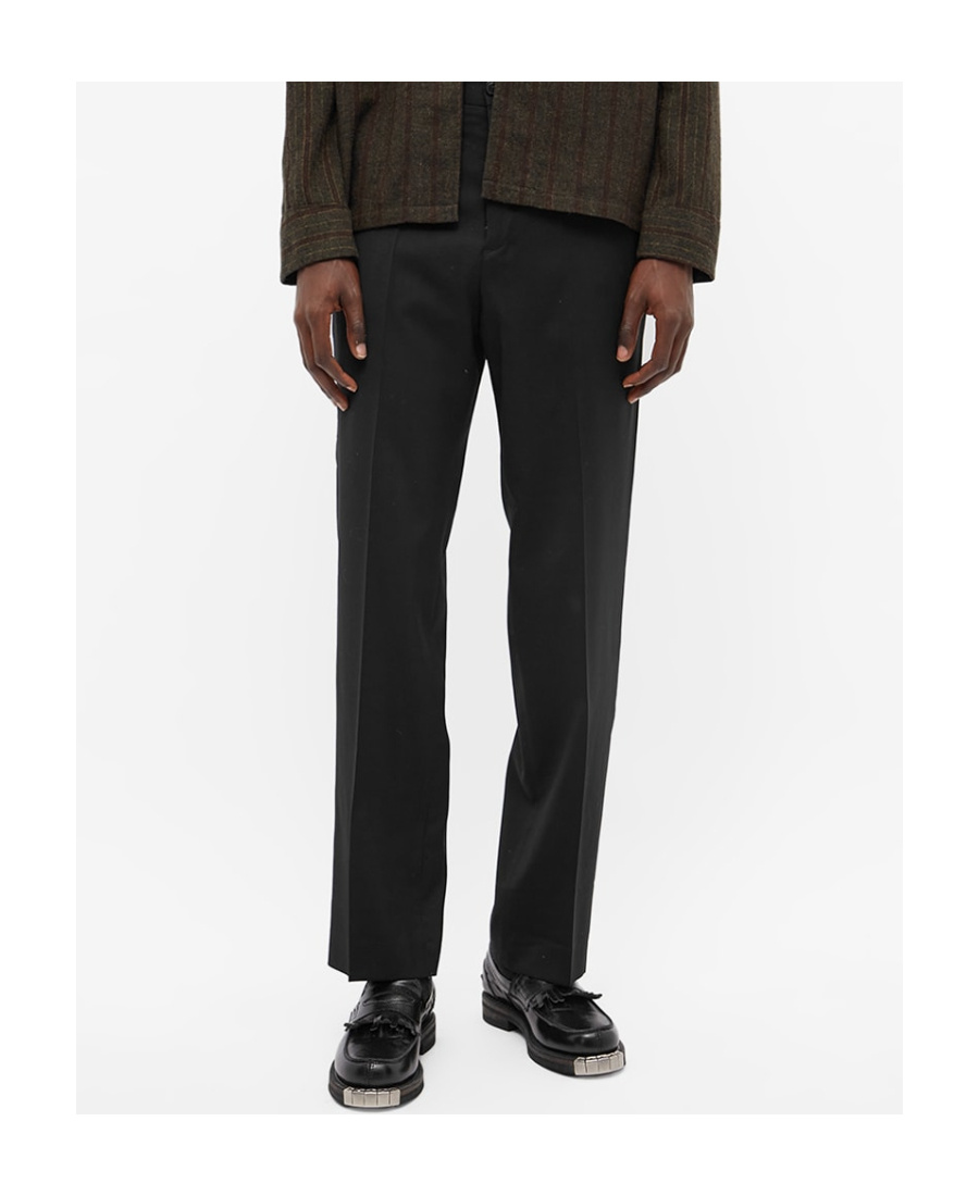 Our Legacy Chino 22 Tapered-leg Trousers In Black