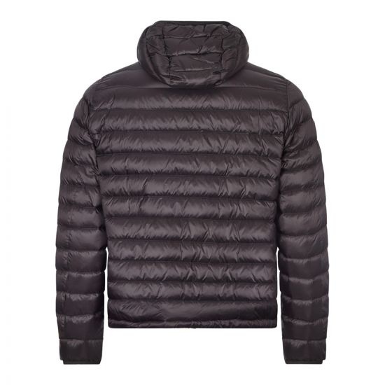 Paul & Shark Ultralight Hooded Quilted Jacket In Black