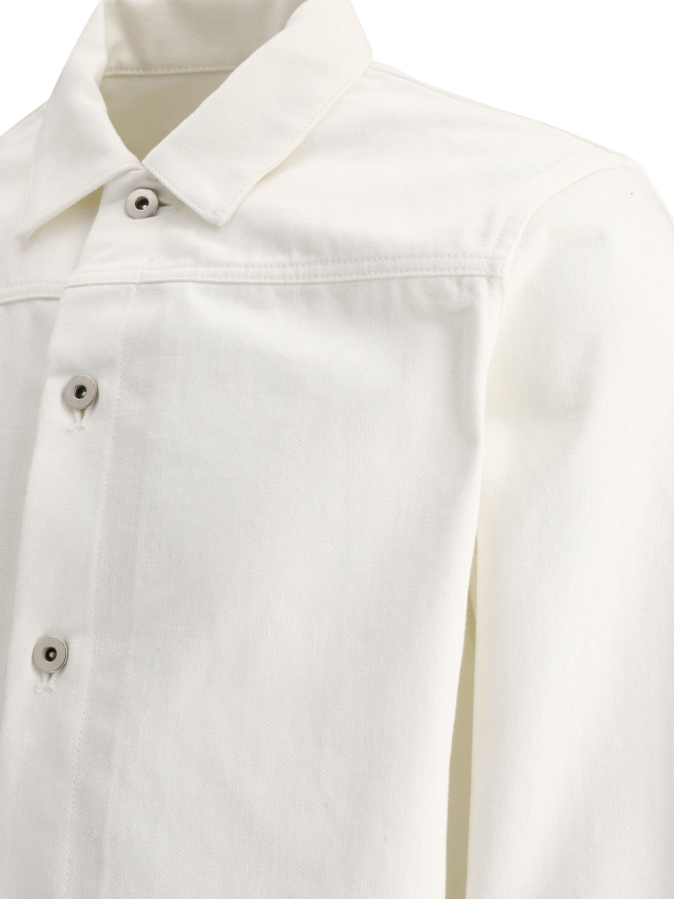 Jil Sander Buttoned Shirt In White