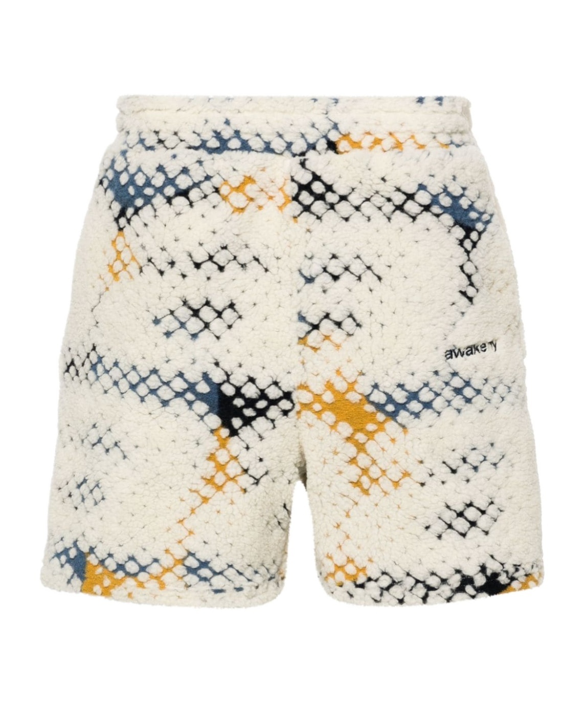 Awake Printed Shorts In White