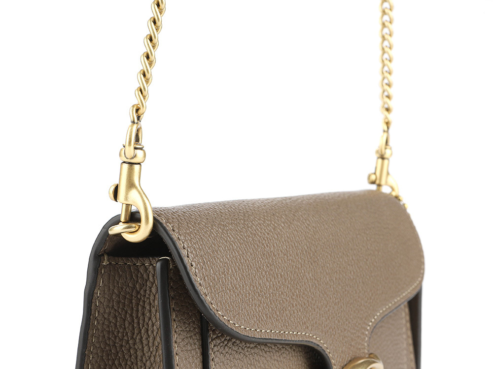 Coach Flip Shoulder Bag In Brown