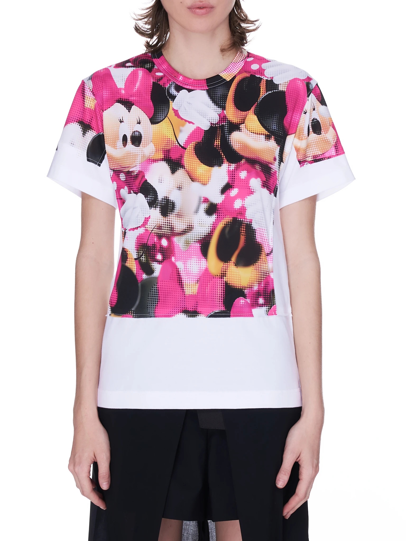 Comme Des Garçons Printed T-shirt In Multicolor