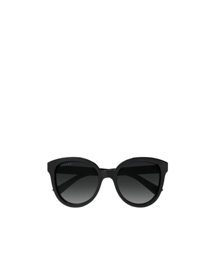 Gucci Logo-plaque Cat-eye Sunglasses In Black