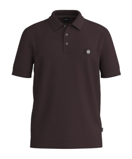 Hugo Boss Short-sleeved Polo Shirt In Black