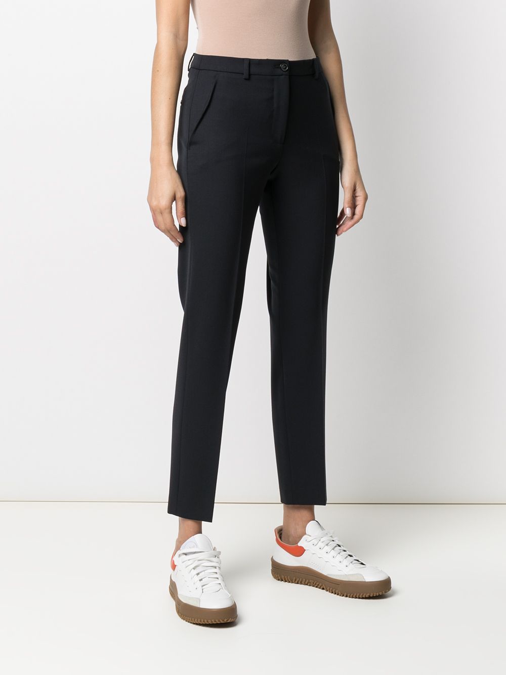 Seventy Slim-cut Trousers In Black