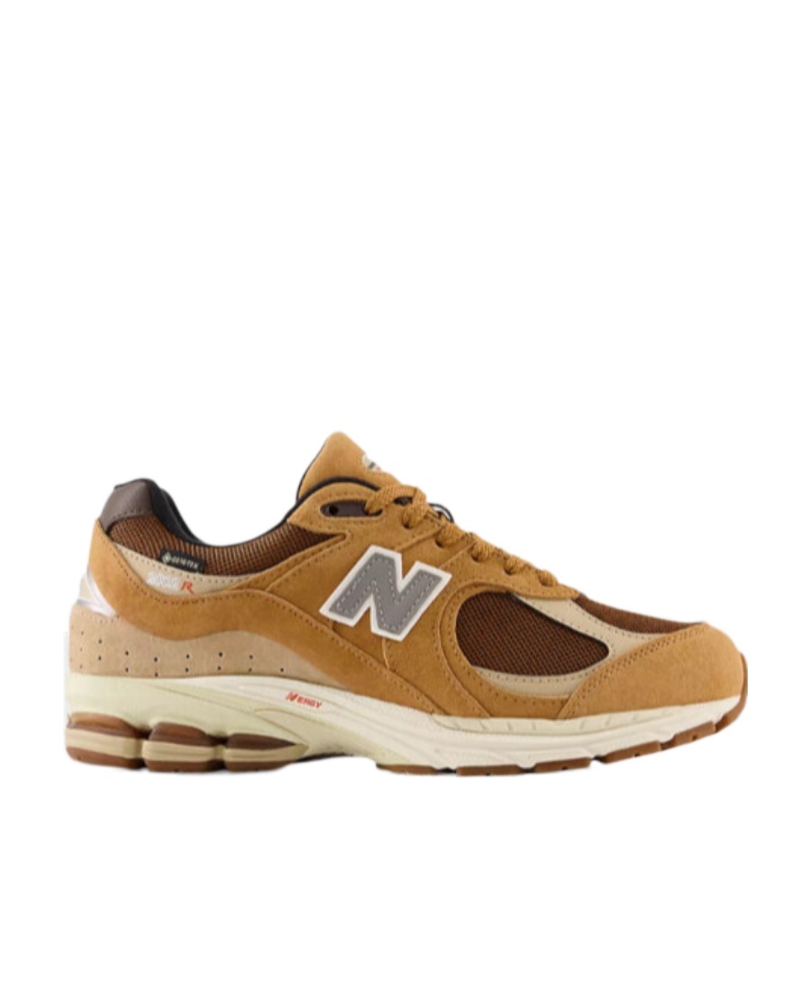 New Balance Suede And Mesh Sneakers With Peculiar Print In Brown