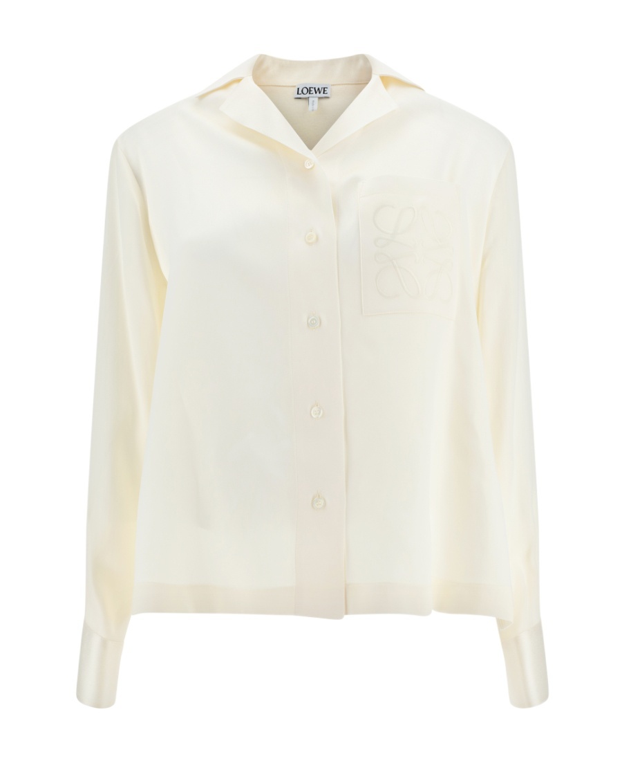 Loewe Pyjama Button-up Blouse In White