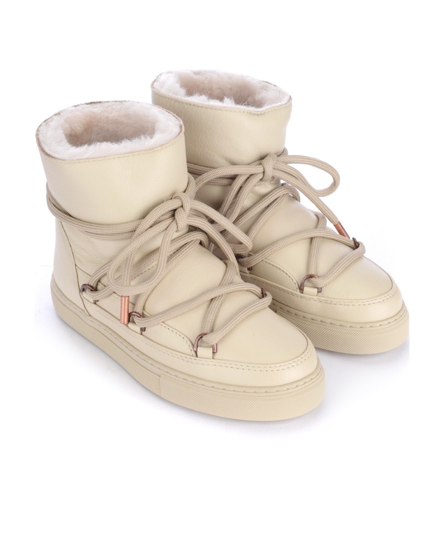Inuikii Logo And Ankle Boots In Nude