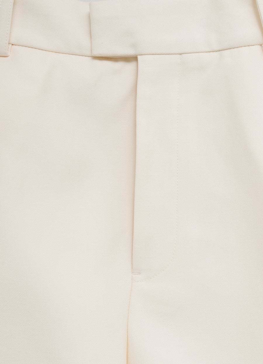 Jil Sander Belt-loop Shorts In White