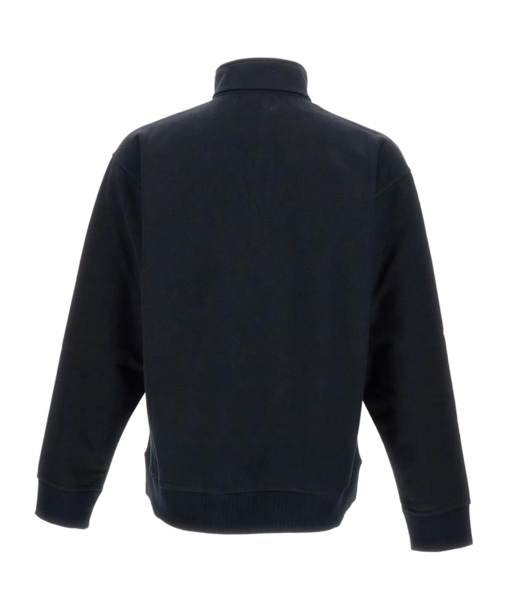Fendi Half-zip Sweatshirt In Black