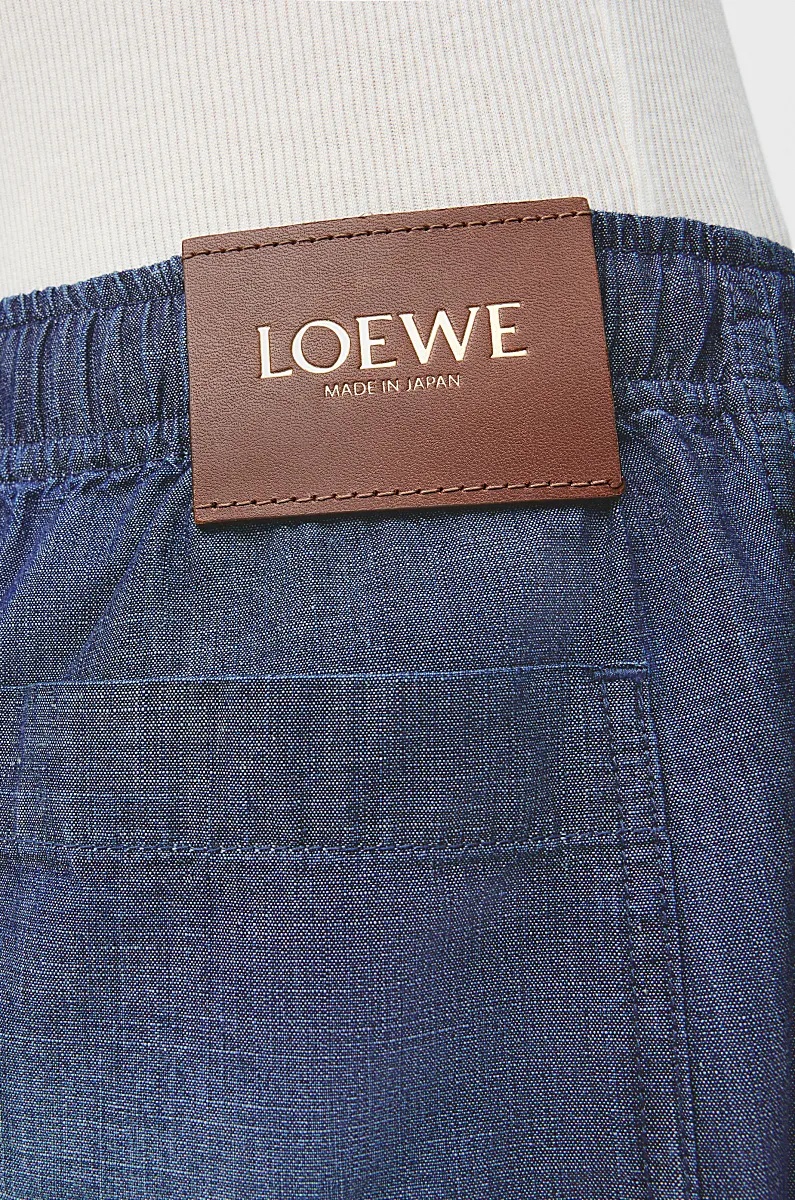 Loewe Regular Fit Shorts In Blue