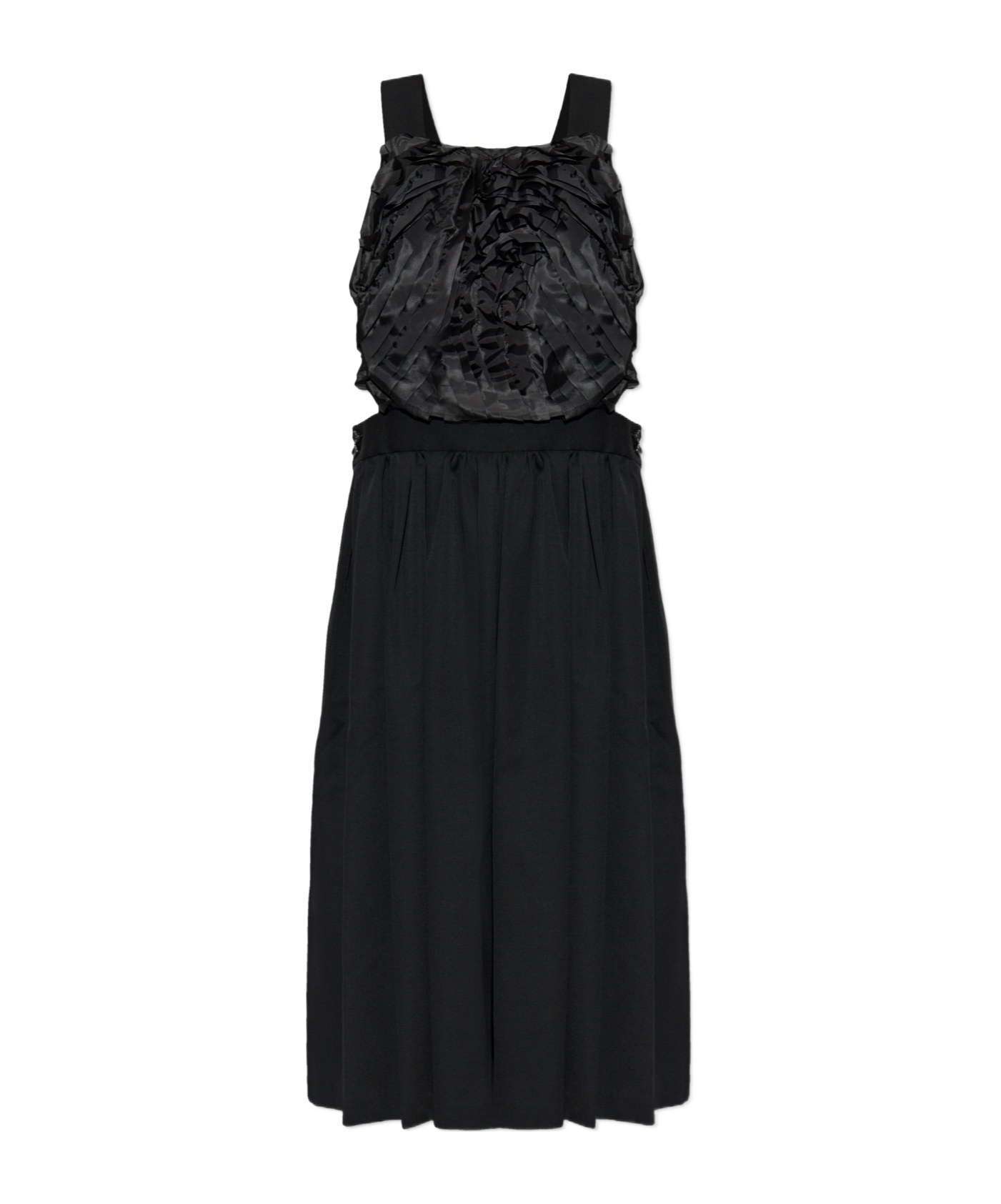 Comme Des Garçons Off-the-shoulder Dress In Black