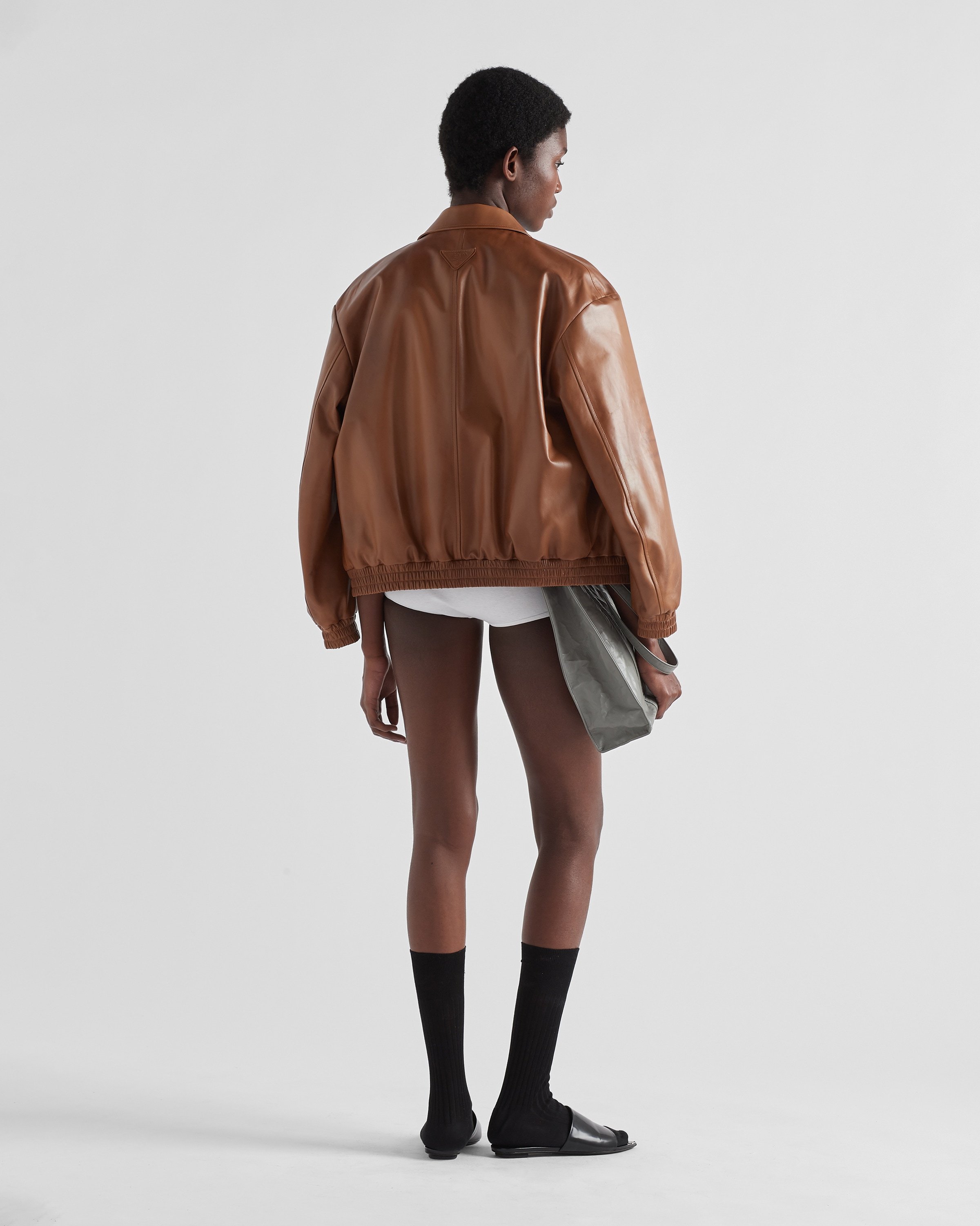 PRADA NAPPA LEATHER JACKET