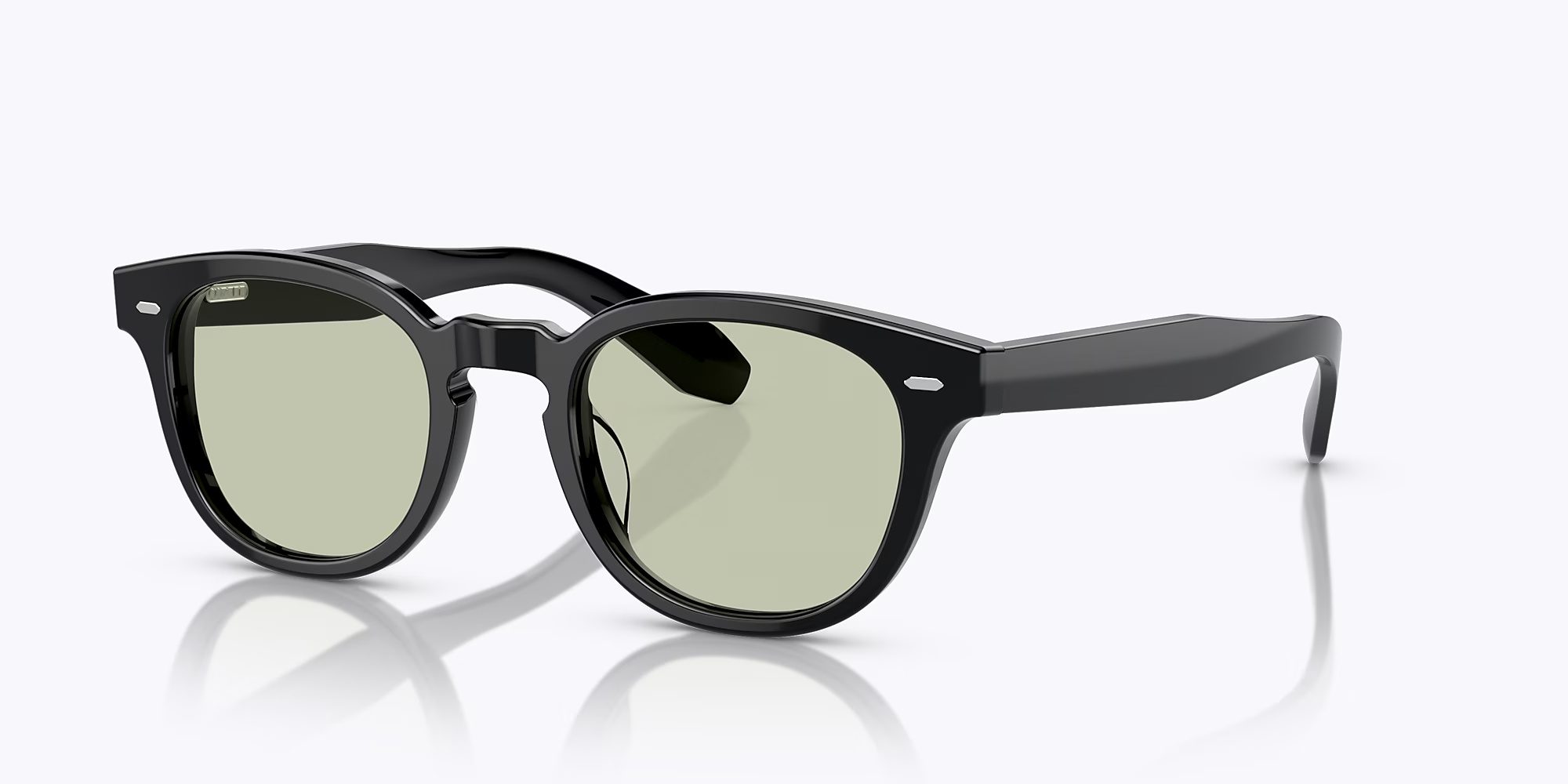 Oliver Peoples Full Frame Plain Mirror In Black