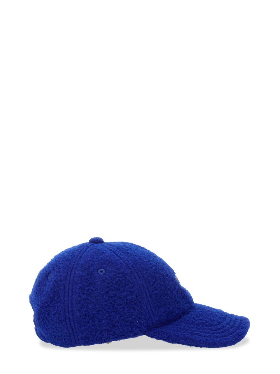 Apc A.p.c. Logo Patch Brushed Cap In Blue