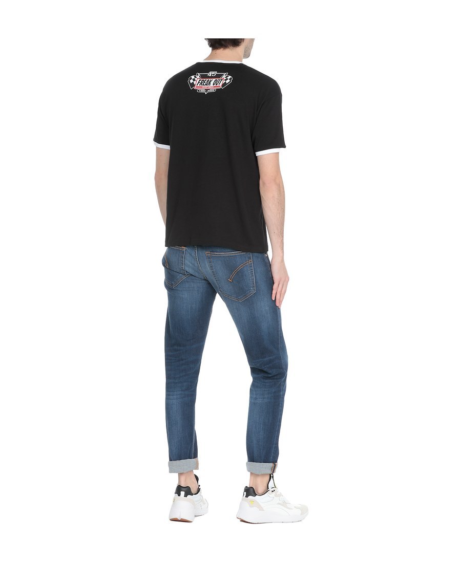 Mcq By Alexander Mcqueen Printed T-shirt In Black