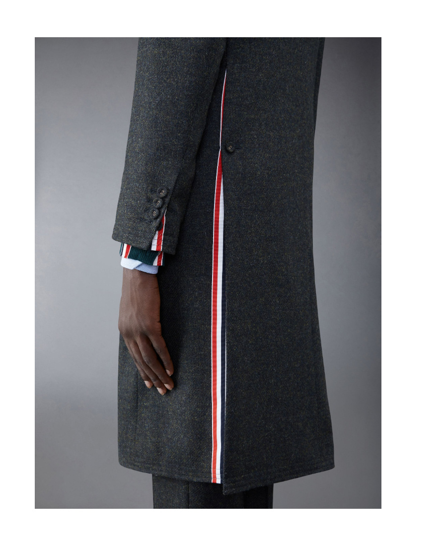 THOM BROWNE CLASSIC CHESTERFIELD OVERCOAT